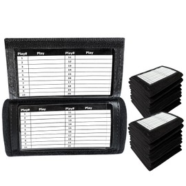 AUGELUX Football Play Wristbands, Triple Window Youth and Adults Quarterback Wrist Coach, Softball Wristbands for Signs, QB Wristband Playbook