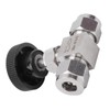 304 Stainless Steel Valve 2‑Way High Pressure Needle Flow Control
