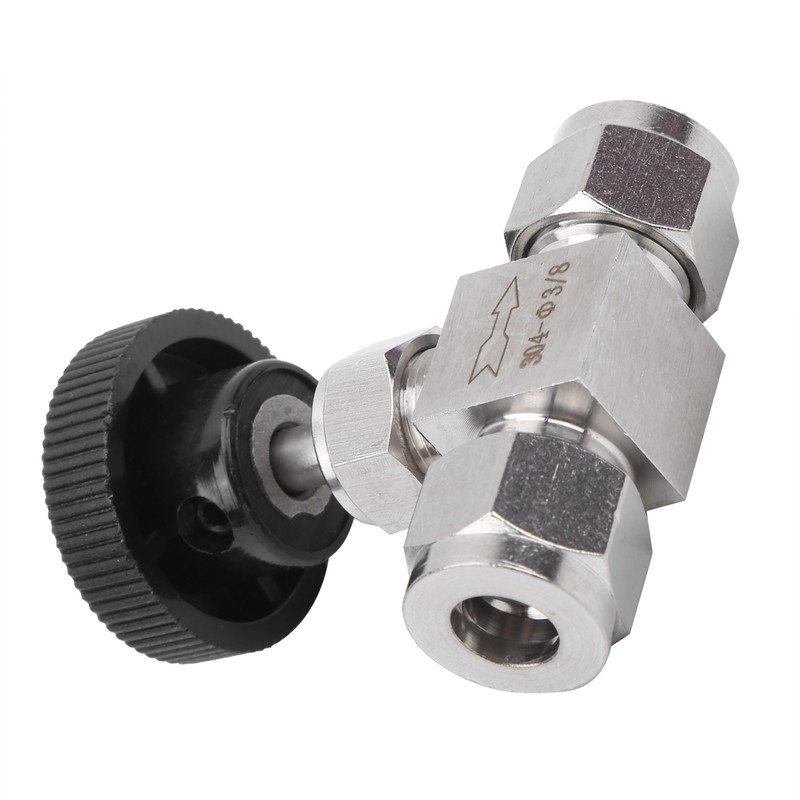 304 Stainless Steel Valve 2‑Way High Pressure Needle Flow Control