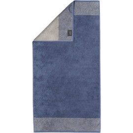CAWÖ Home Luxury Home Two-Tone 590 Hand Towels 50 x 100 cm Night Blue Pack of 10