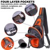 AmHoo Sling Backpack Chest Shoudler Crossbody Bag Water Resistant Hiking