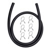 DELUXEFOX Gasoline Hose, Weatherproof, Inner Diameter 0.2 x 0.3 inches