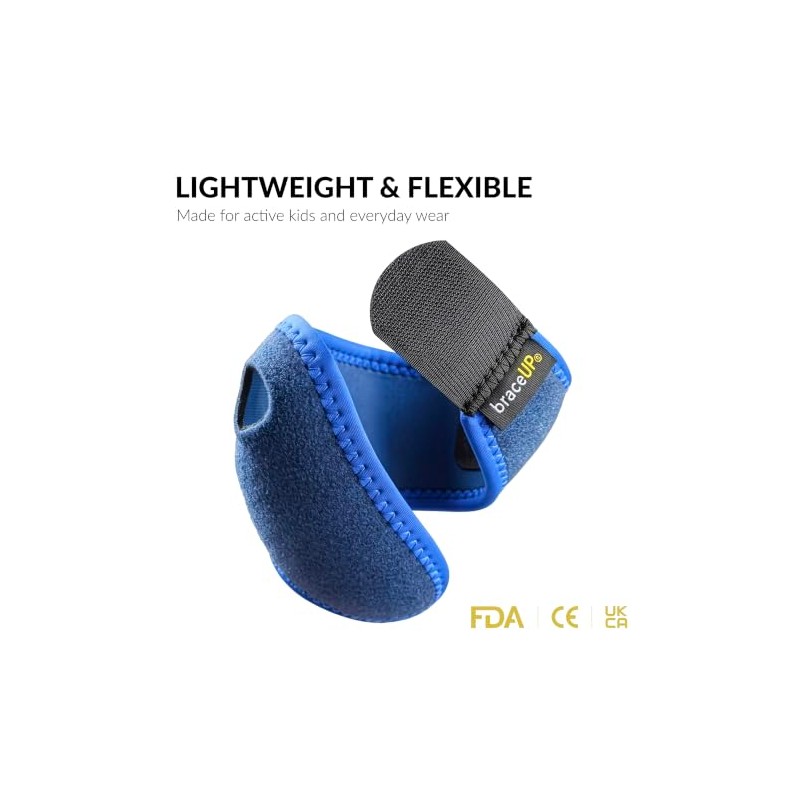 BraceUP Kids Wrist Support – Adjustable Wrap for Left or