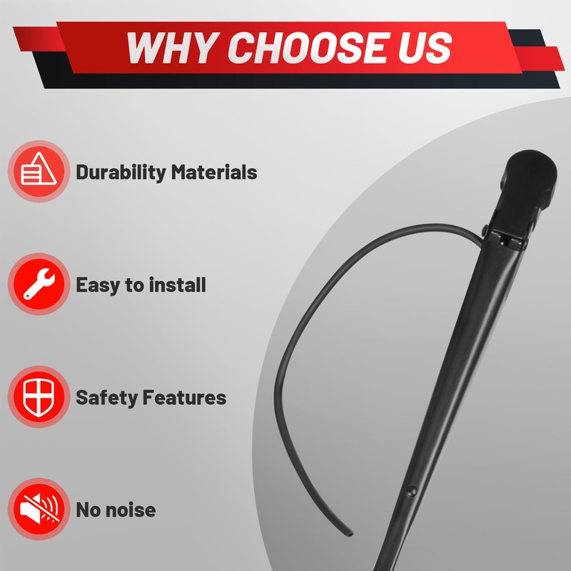 A22-51969-000 Upgraded Windshield Wiper Arm Compatible with Freightliner Columbia 2001-2017