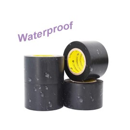 Westspark Rubber Electrical Black Tape, Waterproof, Weatherproof, Strong Rubber Based Adhesive Durable General Purpose, 2"