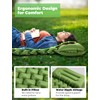 Glymnis Sleeping Mat 12CM Thick, Built-in Foot Pump Waterproof Camping