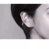 Vintage Zipper Ear Cuff, Stainless Steel Non-Pierced Adjustable Wrap Around