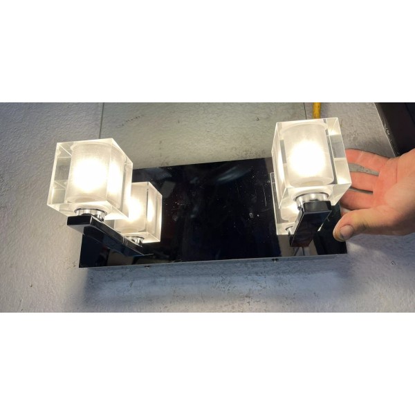 ET2 Contemporary Lighting PLC Blocks Polished Chrome vanity lighting 2