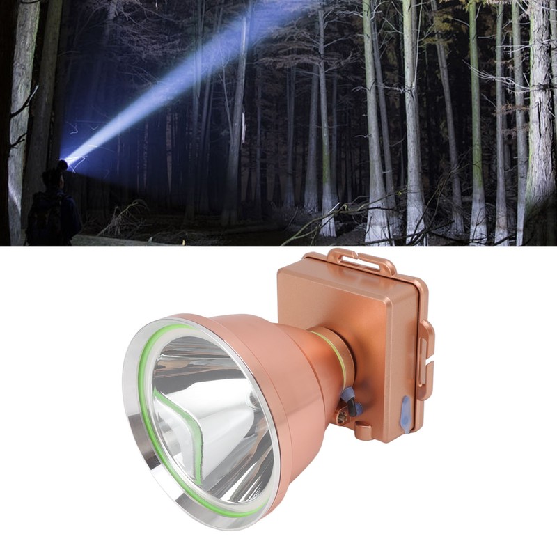 LED Torch Headlamp High Light Beam USB Charging 4800MAH Miner
