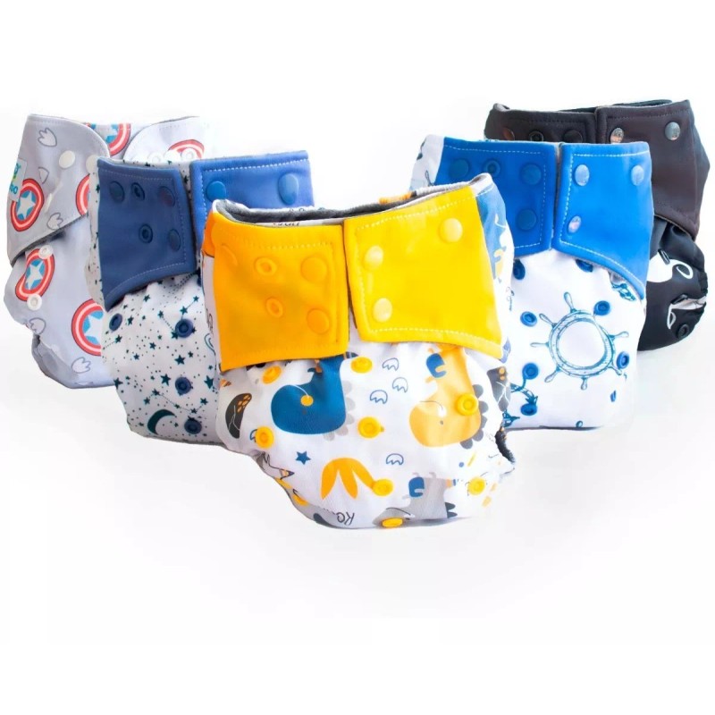 Babybamboo 5 Pañales Ecológicos Bambú + 5 Insertos De Fibra