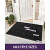 DEXI Front Door Mat, Welcome Mat Heavy Duty Non Slip
