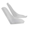 2 Pcs Bathtub Splashing Guard Acrylic Shower Tub Corner Water