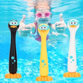 Xndryan Swimming Pool Toys for Kids, 3PCS Diving Sticks Diving Toys for Swimming Pool Underwater Confidence Building Swimming Toys Fun Dive Sticks Pool Games Sinkies for Kids Swimming