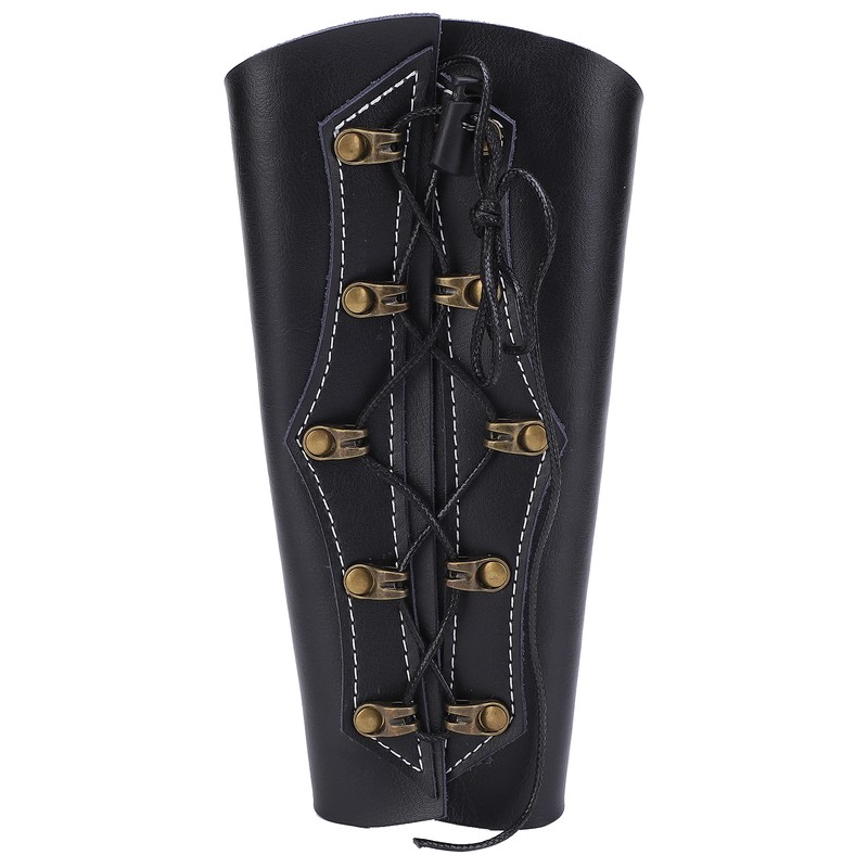Archery Arm Guard Faux Leather Adjustable Arms Guard Protection Safety