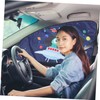 Alasum 2pcs Car Sun Shade Car Side Windows Shades Cloth