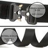 Cinturon tactico hombre, Cinturón de nailon militar 2 piezas, Cinturón
