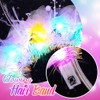 Catery Feather Headband Light Up Headbands Rave Costume Hair Accessories
