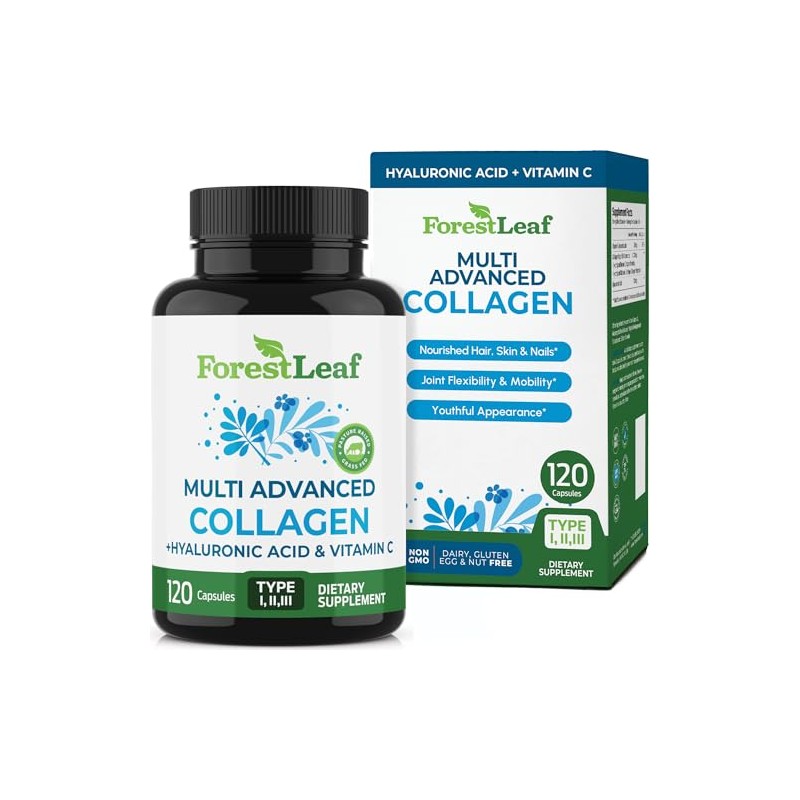 FORESTLEAF colágeno multi avanzado tipo I II III con ácido