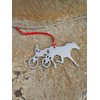 Horse Harness Racing Metal Ornament