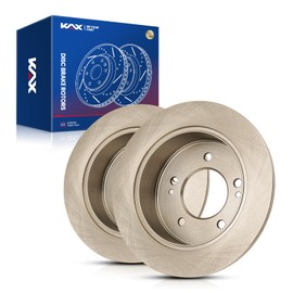 KAX Disc Brake Rotors Fit For Hyundai Sonata 2005-2010, Kia Sportage 2005-2010, Hyundai Tucson 2005-2009, Kia Optima 2006-2010, Automotive Replacement Brake Rotors Pair of 2# 31339