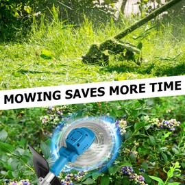 2 Pcs Steel Wire Grass Trimmer Head, 150 MM 6 Inch Replacement Universal Heavy-Duty Weed Brush Cutter, Indestructible Wired Trimmer Blade Suitable for Lawn Mowers, 5.0mm Shaft Hole