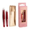 Tweezerman Vintage Rose Mini Tweezers Set (Pack of 2)