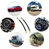 KEWAYO 2 Pieces Flexible Rubber Tire Valve Adapter Extension with
