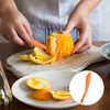 HhBdy 2 Pcs Orange Peeler Tool,Citrus Peeler Toollong-Handle Tool Orange