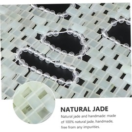 GALPADA Mascarilla Facial Terapéutica De Jade Verde Contorneada Masaje Para Cuidado De Piel Sensible y Relajación Ocular Uso Facial Diaria