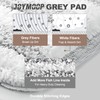 JOYMOOP Flat Mop Pads, Microfiber Mop Cleaning Pads, Washable Pads,