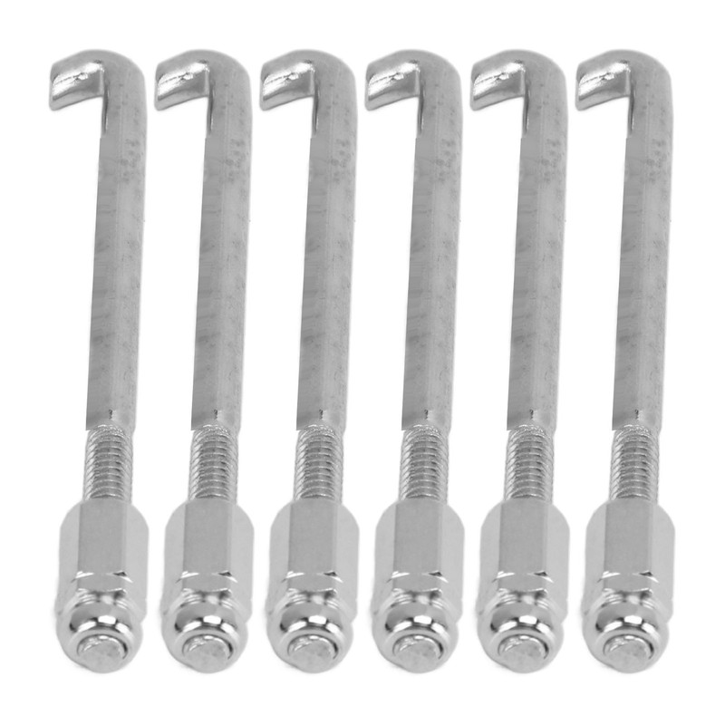 24PCS Banjo Bracket Hook Silver Metal Wear Resistant Banjo Hooks
