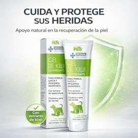 Medical Solution Gel Cicatrizante de Kiwi para Perros, gatos y Pequeños Mamíferos con 60 Gramos