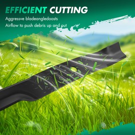 SCITOO M128485 Lawn Mower Blade for 60 inch Deck for John Deere TCU15881, M128485, M131958, M144196, M163983 1023E 1025R 1026R 1550 1570 1575 1580 1585 3033R 3038R 3039R 3045R 3046R 600L 4010 4210