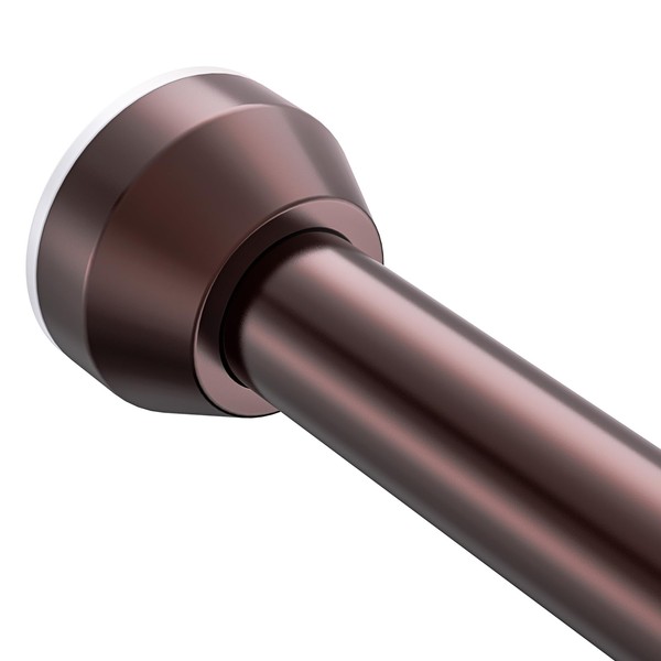 TEECK Shower Curtain Rod, 32-79 inch Adjustable Tension Spring, 1