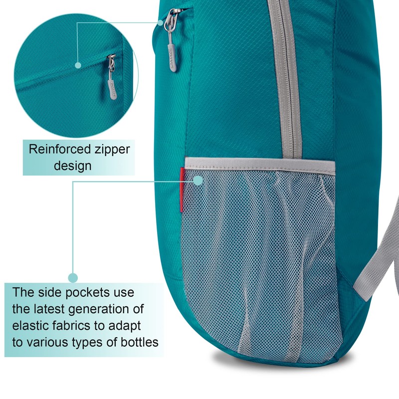 ZOMAKE Lightweight Packable Backpack 20L, Foldable Backpacks Leger Sac à