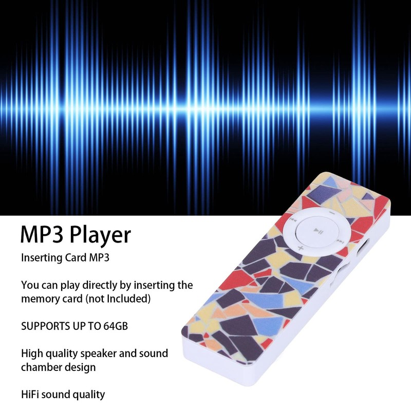 MP3 Player, Portable Music Player with Built-in Speaker, 180mAh MP3