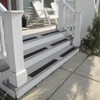 HandiTreads Non Slip Aluminum Stair Tread, Powder Coated Black, 3.75"
