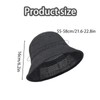 MUNSKT Women Crochet Mesh Bucket Bucket Hat Foldable Soft Lightweight