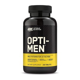 Optimum Nutrition Opti-Men, Vitamin C, Zinc and Vitamin D, E, B12 Supplement Fitness - Color: 240 Tablets, Specification: Standard
