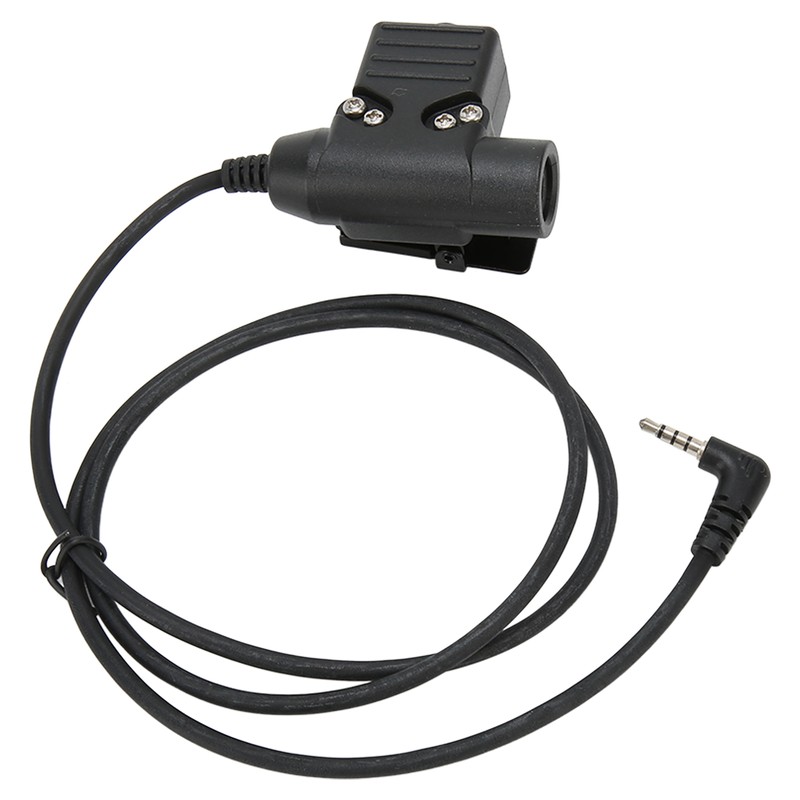 U94 PTT Headset Adapter 90cm Back Clip Headset Connector Cable