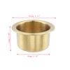 Mewutal 2pcs Stainless Steel Drop-in Cup Holders 3.23" Embedded Gold