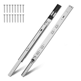 10pair 22 Inch Heavy Duty Soft Close Drawer Slides，Metal Heavy Duty Ball Bearing and Full Extension Cabinet Drawer Slides - 200 LB Capacity, Made of Cold-Rolled Steel