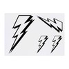 4 x 'Lightning Bolt' Temporary Tattoos (TO00042217)