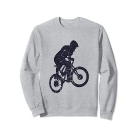 Minimalist sporty vintage BMX fans bike Sweatshirt