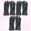 Uonlytech Guantes para teñir el pelo de salón, guantes negros,