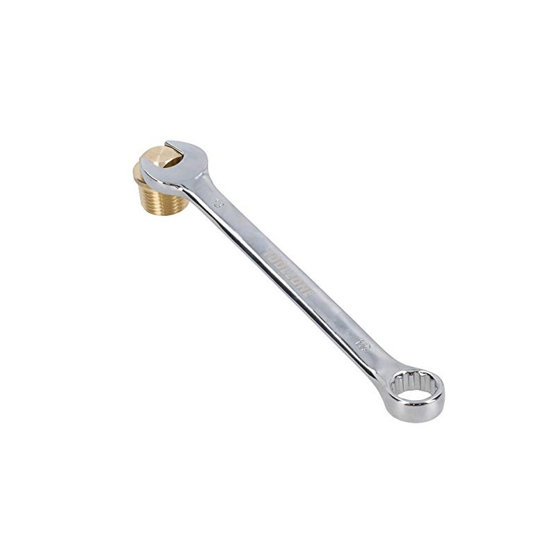 AB Tools Brass Boat Drain Plug & Spanner Speedboat Rib