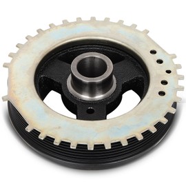 SCITOO 594-741 Engine Harmonic Balancer Crankshaft Pulley For Mazda 3 Sport 2010-2013, 3 2010-2013, 5 2012-2015, CX-7 CX7 2010-2012, DOHC L4 2.5L