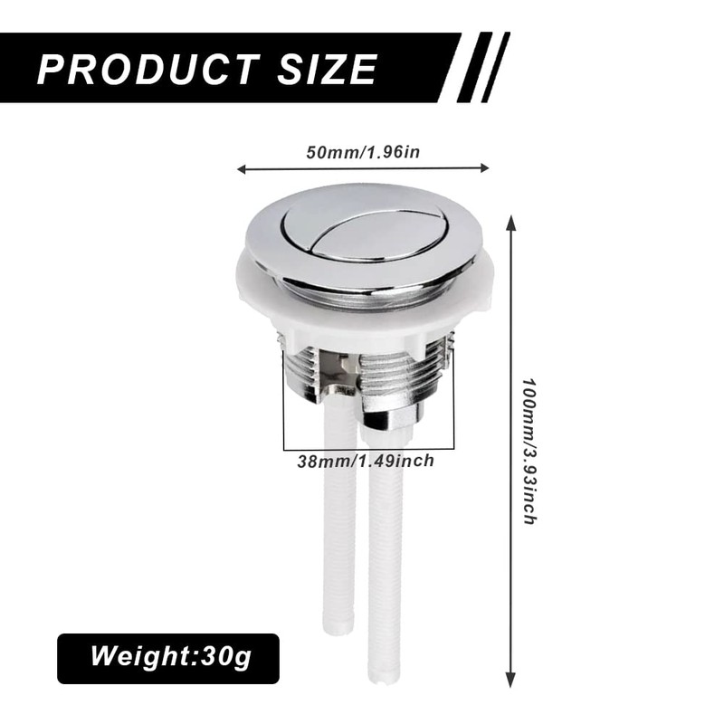 Stop Button Drain Valve Double Push Button Replacement Double Toilet