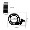Bicycle Bell, Bicycle Accessories, Handle Bell, Ultra Lightweight, Concealable, Double