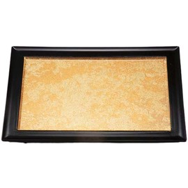 J-kitchens 877857 Serving Plate (Plate), 3.3 inches (8.5 cm), Two Color Gold Foil, 10.1 inches (25.7 cm), Made in Japan